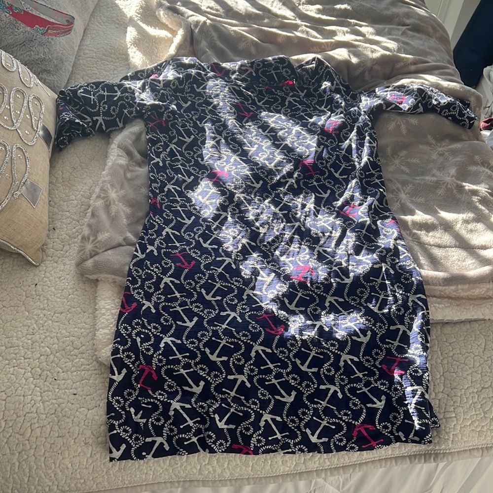 Lilly Pulitzer anchors "ahoy" t-shirt dress